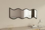 Hanah Home Espejo Blanco y Negro 40x120 cm